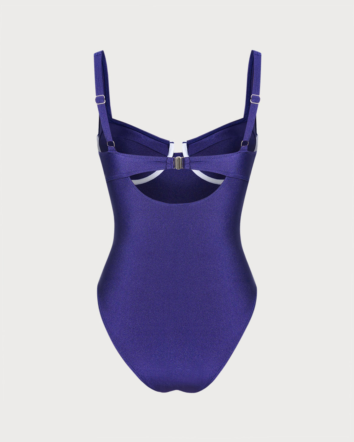 Navy Underwire One Piece Swimwear | Rihoas