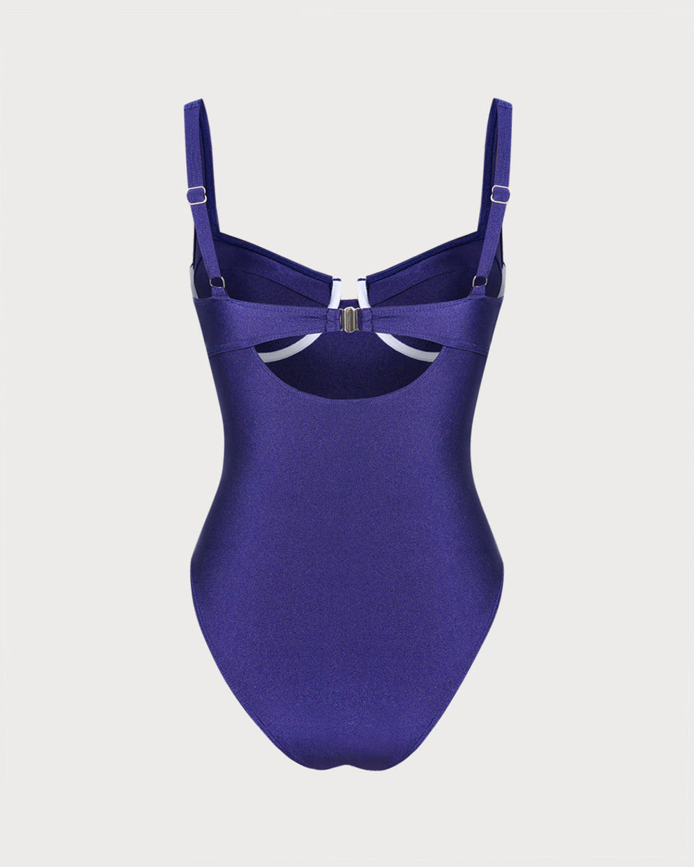 Navy Underwire One Piece Swimwear | Rihoas