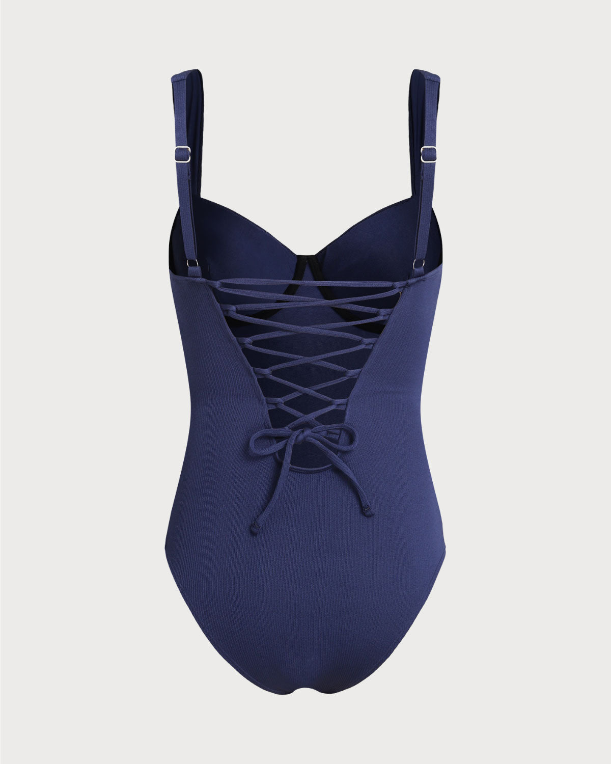 Blue Underwire One Piece Swimwear | Rihoas