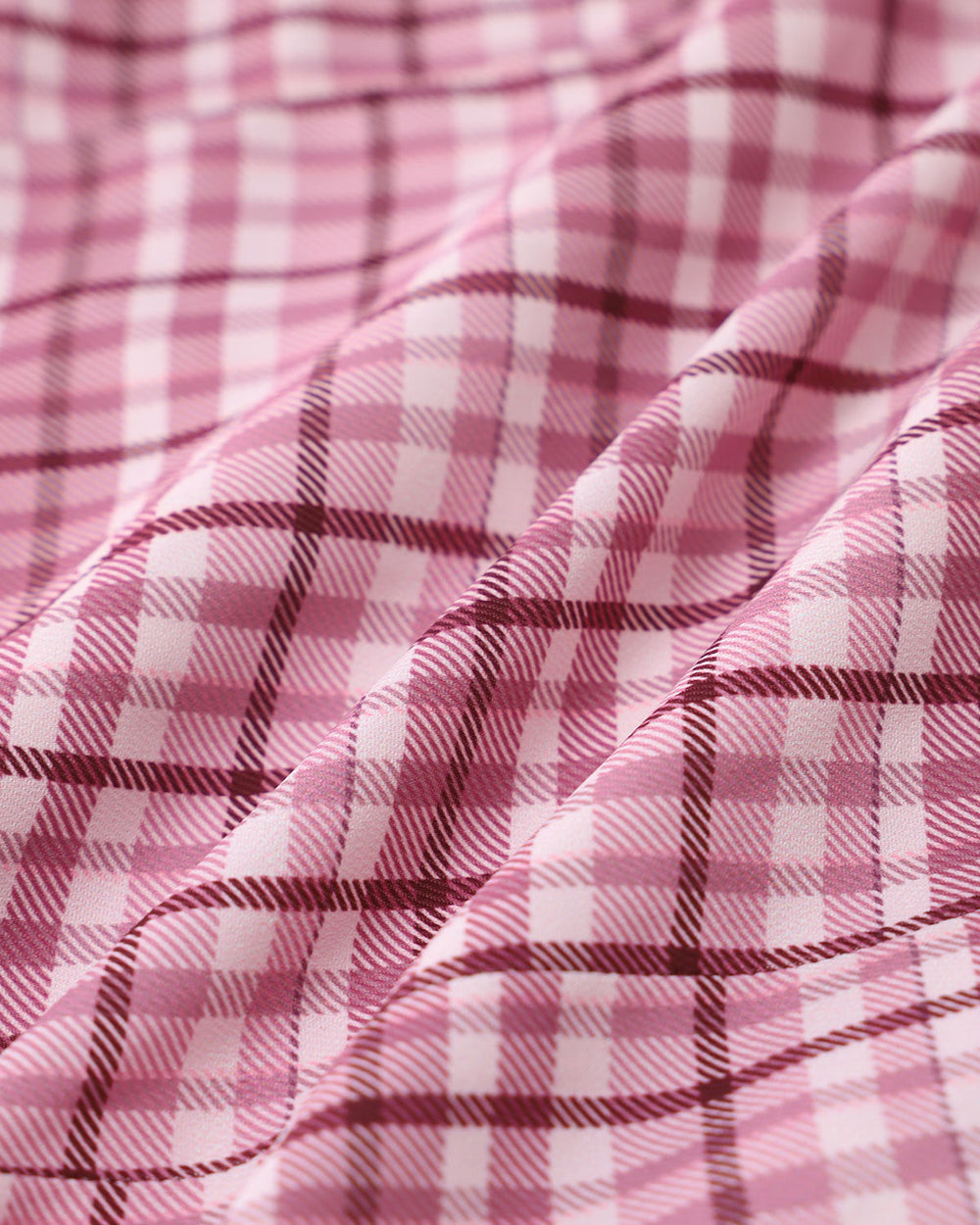 Pink Plaid Straight Mini Skirt | Rihoas