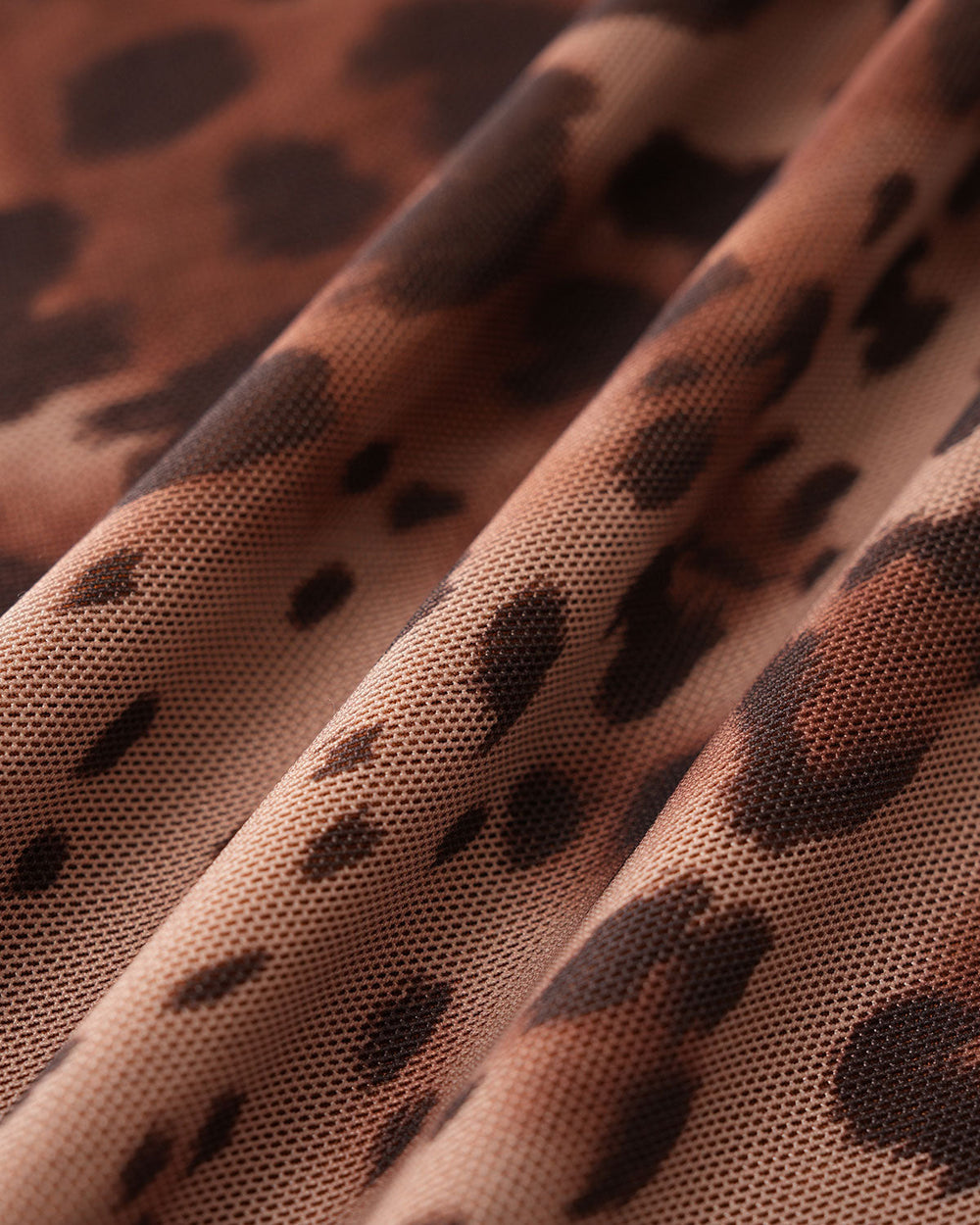 Brown Leopard Print Elastic Waist Mini Skirt | Rihoas