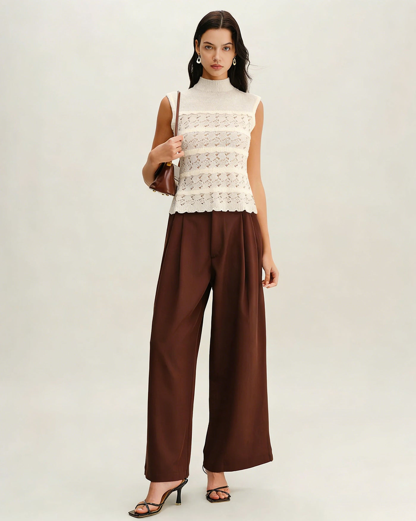 Apricot Turtle Textured Tank Top | Rihoas