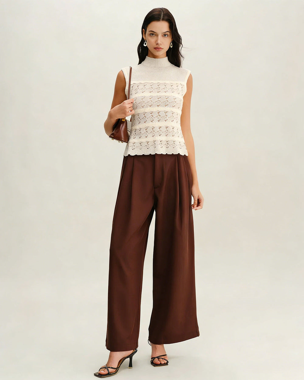 Apricot Turtle Textured Tank Top | Rihoas