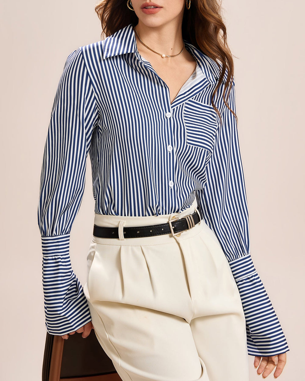 Blue Collar Button Shirt | Rihoas