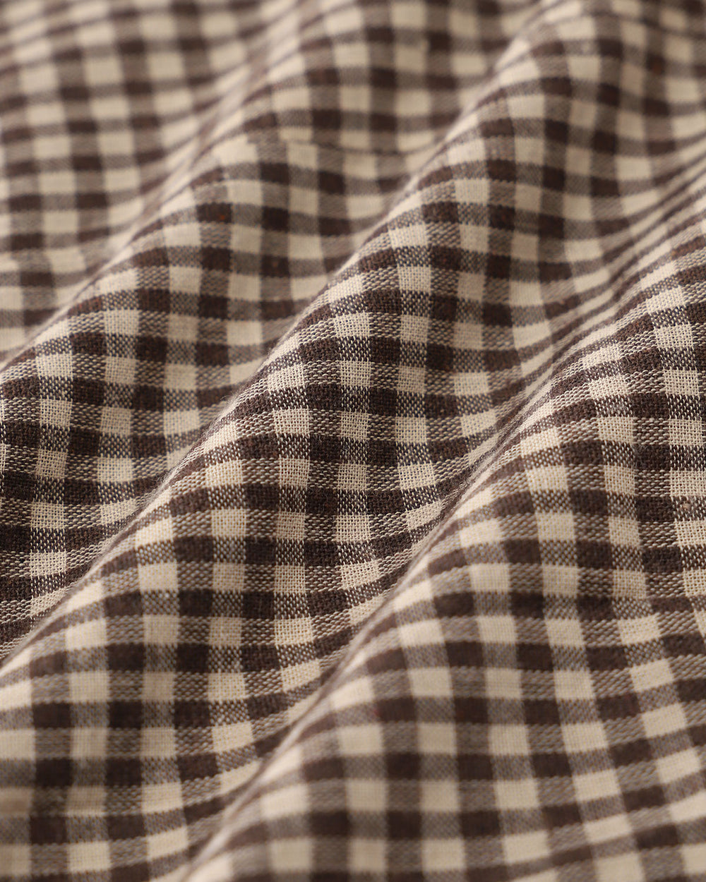 Brown Gingham Slip Mini Dress | Rihoas