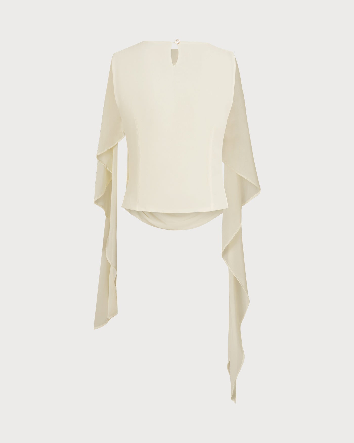 Apricot Round Neck Ruched Tee | Rihoas