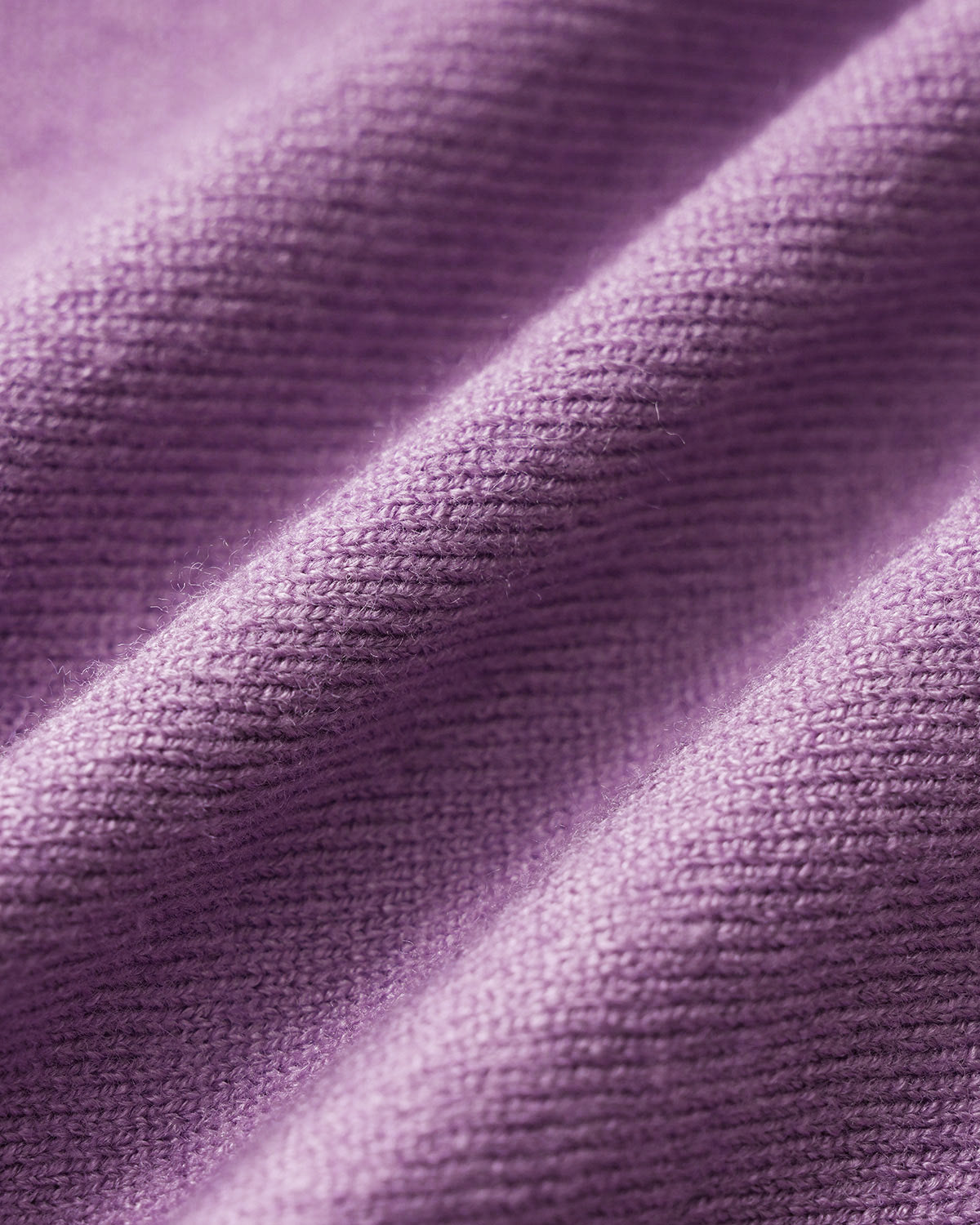 Purple Ribbed Knit Cardigan | Rihoas