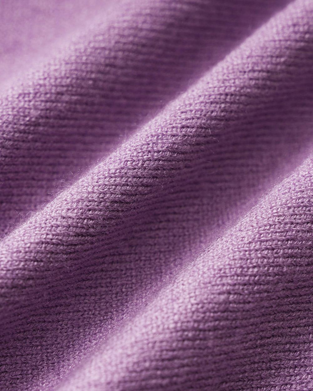 Purple Ribbed Knit Cardigan | Rihoas