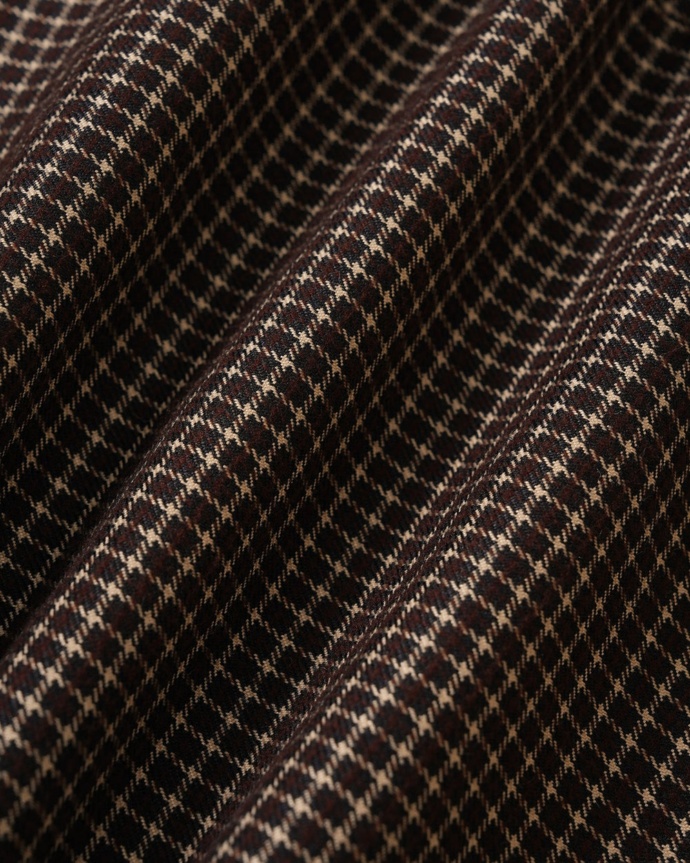 Coffee Button Plaid Shirt | Rihoas