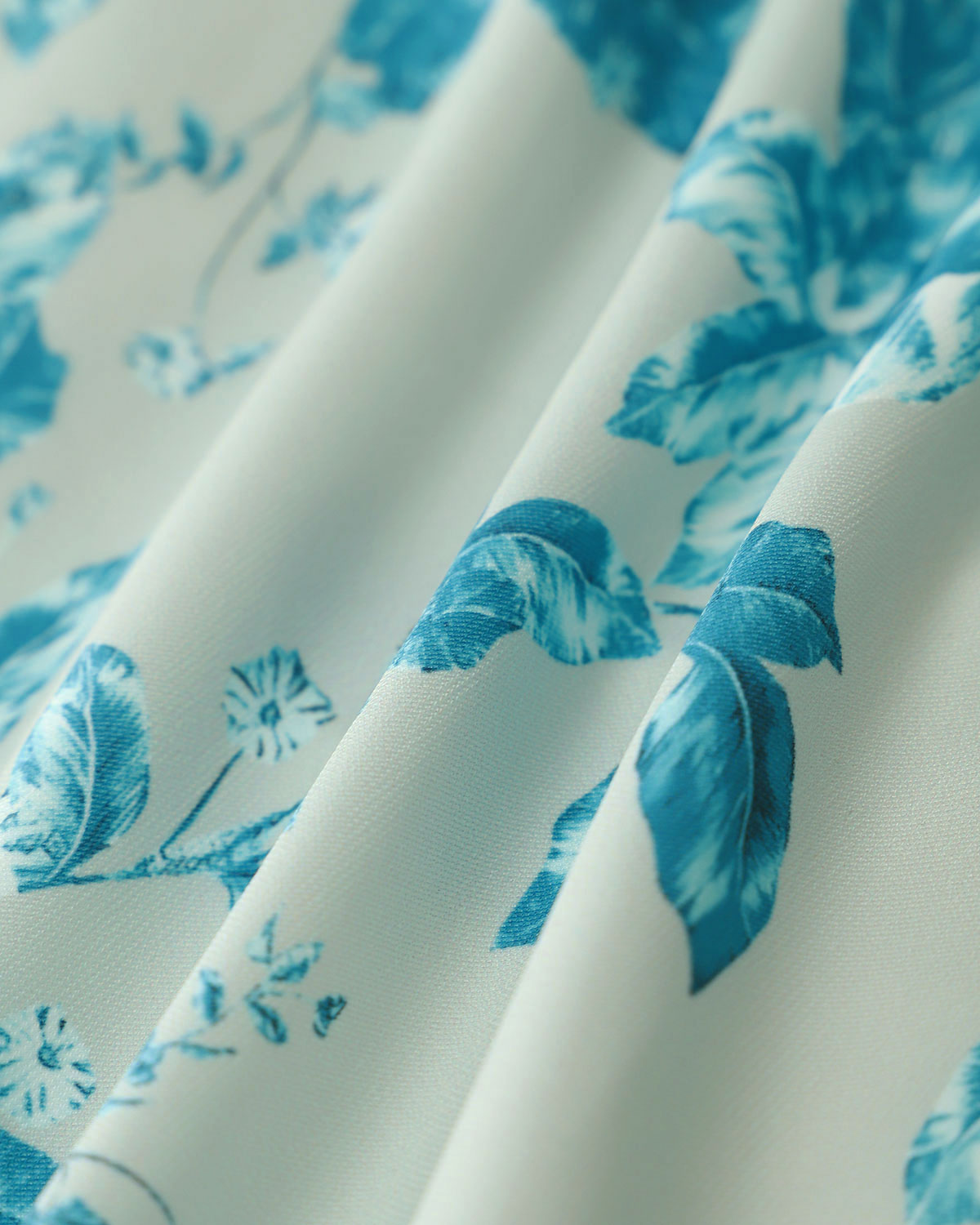Blue Floral Square Tank Top | Rihoas
