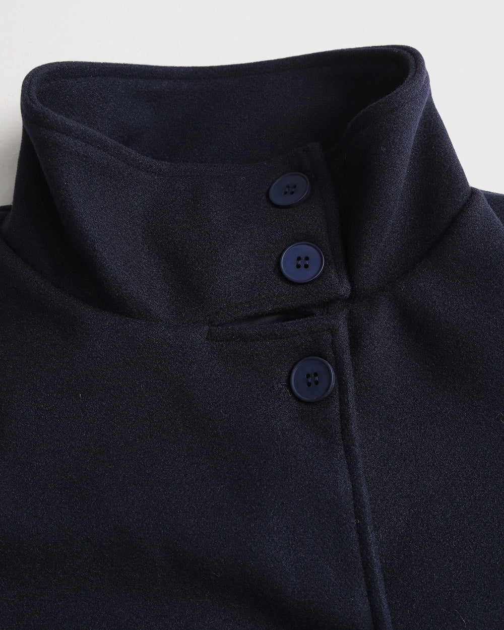 Blue Single Breasted Loose Jacket | Rihoas
