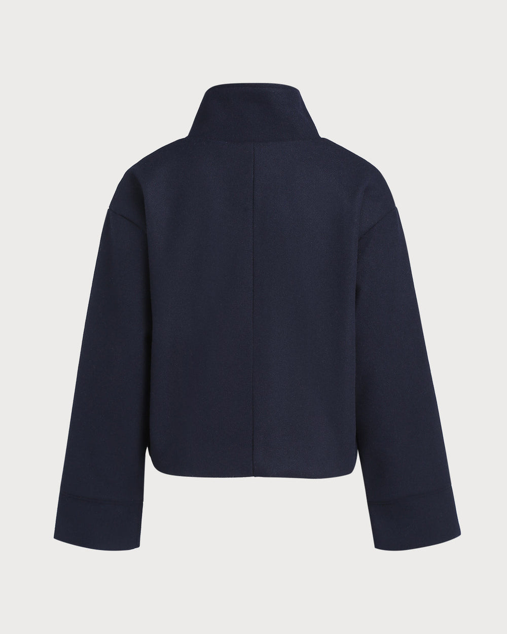 Blue Single Breasted Loose Jacket | Rihoas