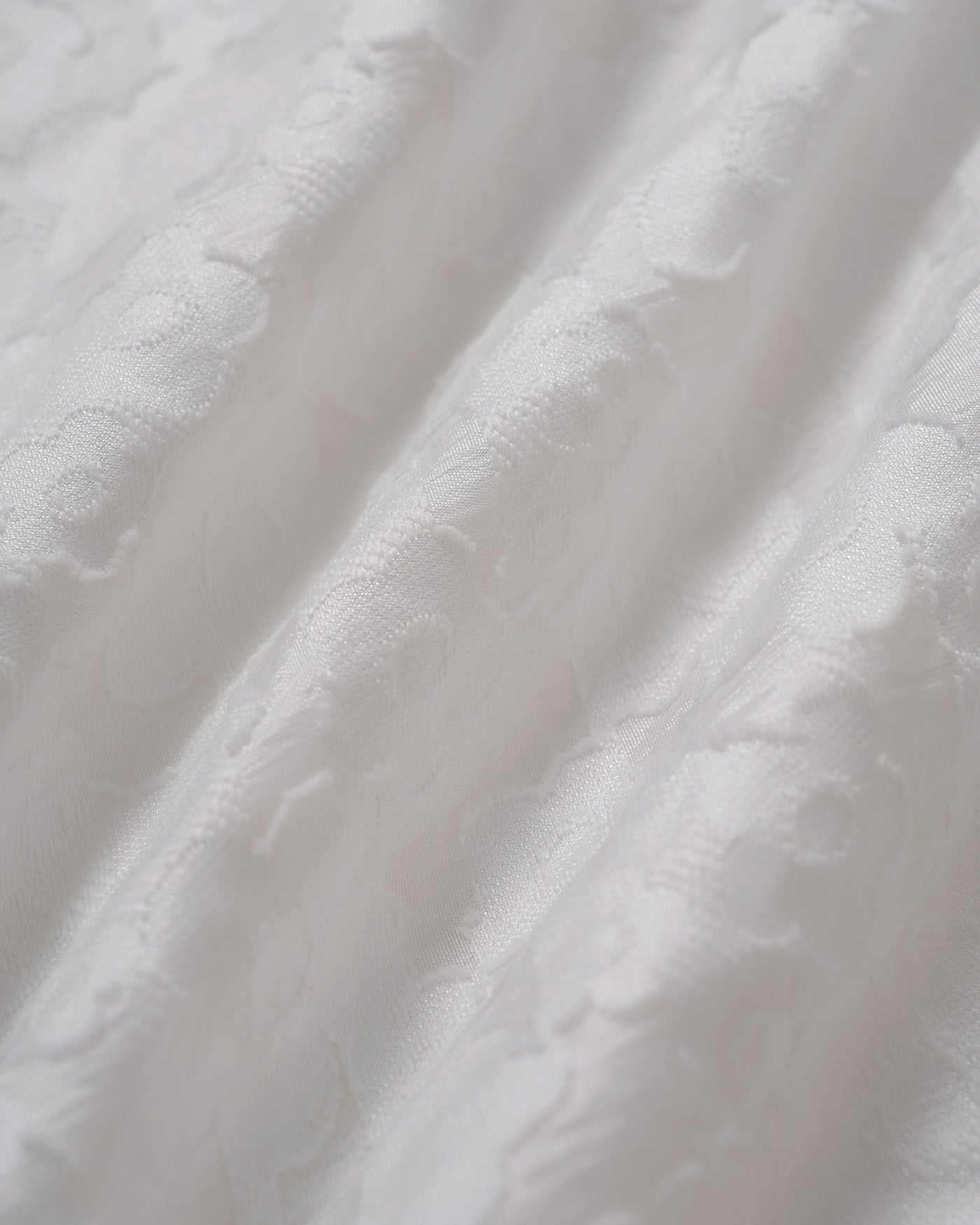 White V Neck Jacquard Mini Dress | Rihoas