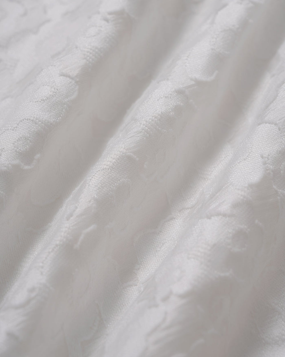 White V Neck Jacquard Mini Dress | Rihoas