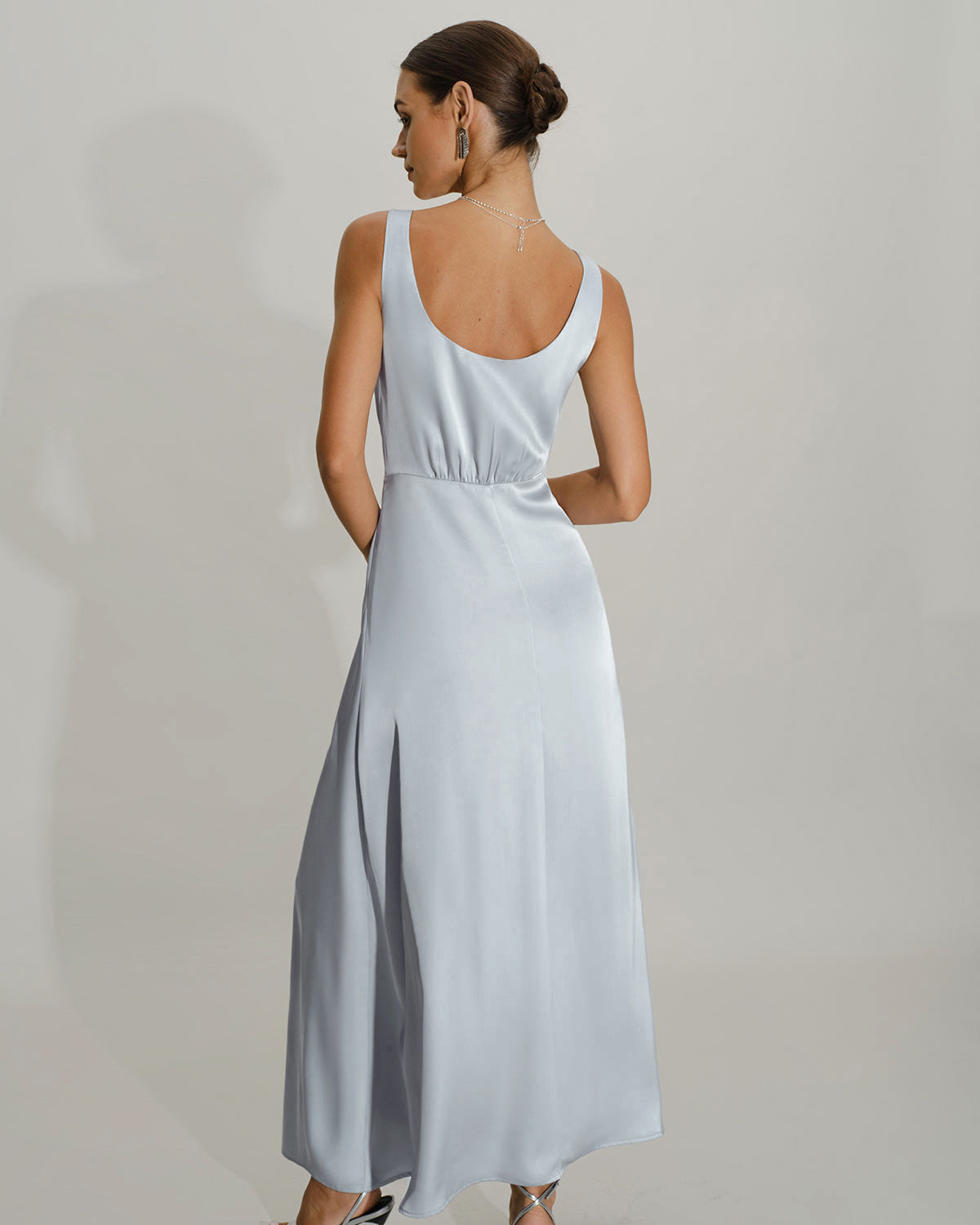 A-Line Sleeveless Maxi Dress | Rihoas