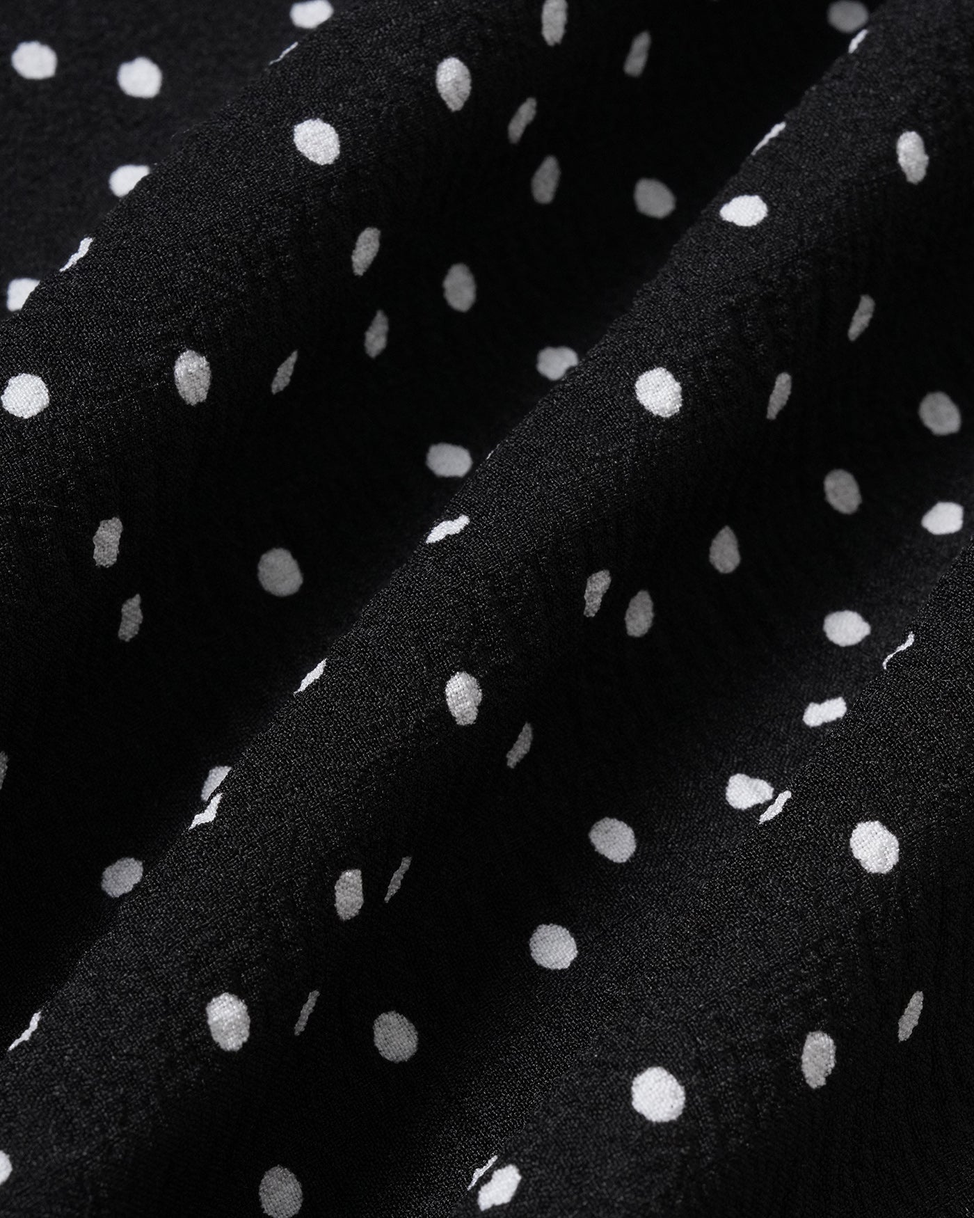 Black Square Neck Polka Dot Tank Top | Rihoas