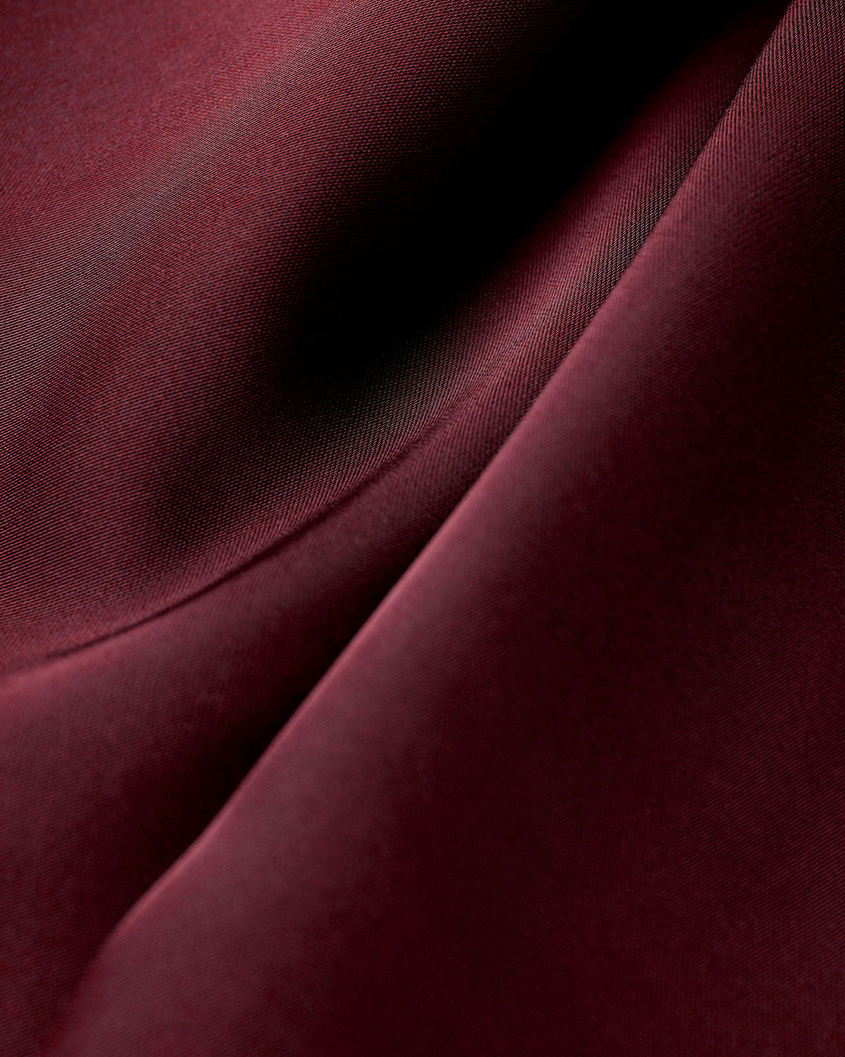 Wine Red Satin A-Line Slip Maxi Dress | Rihoas