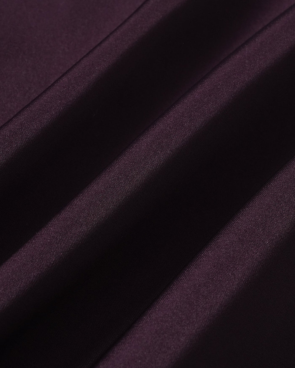 Purple Cowl Neck Mermaid Satin Midi Dress | Rihoas