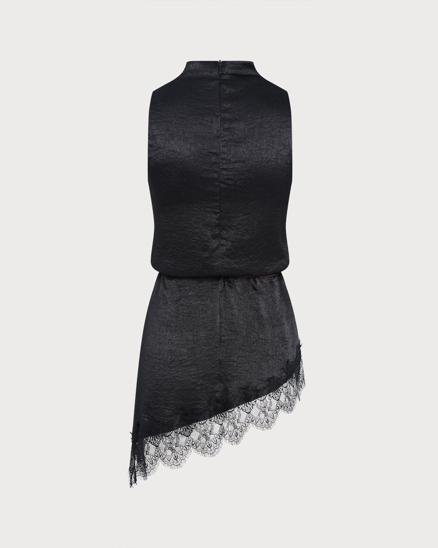 Black Lace Turtle Tank Top | Rihoas