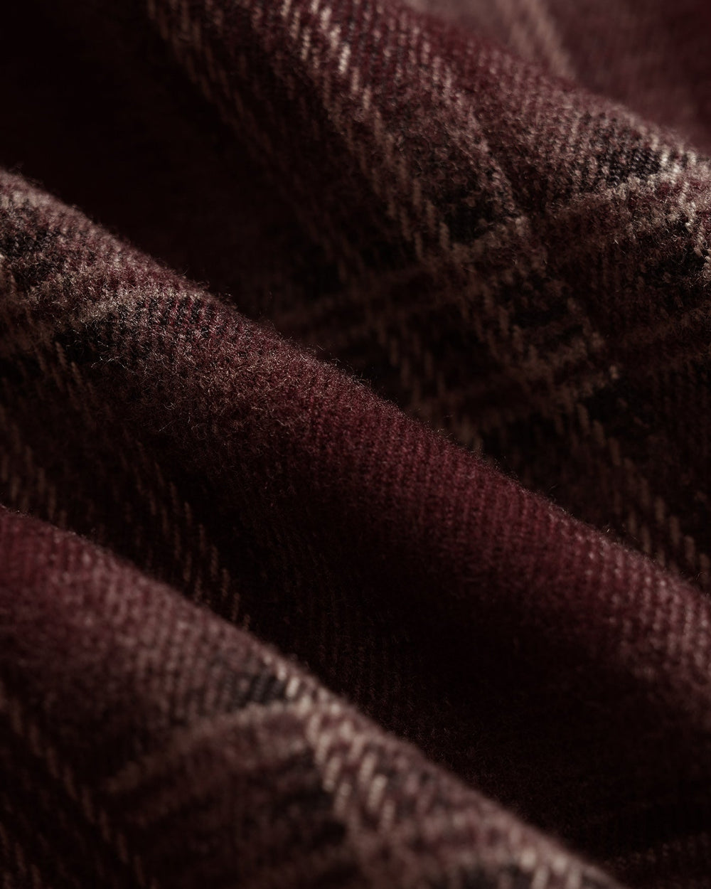 Wine Red Plaid Single Breasted Vest | Rihoas