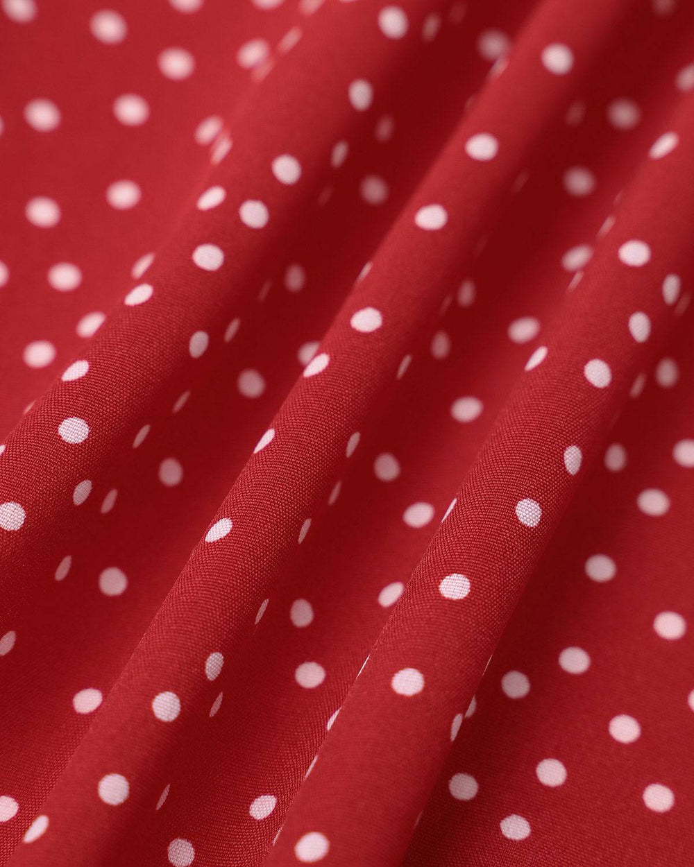 The Polka Dot Ruffle Wrap Dress | Rihoas
