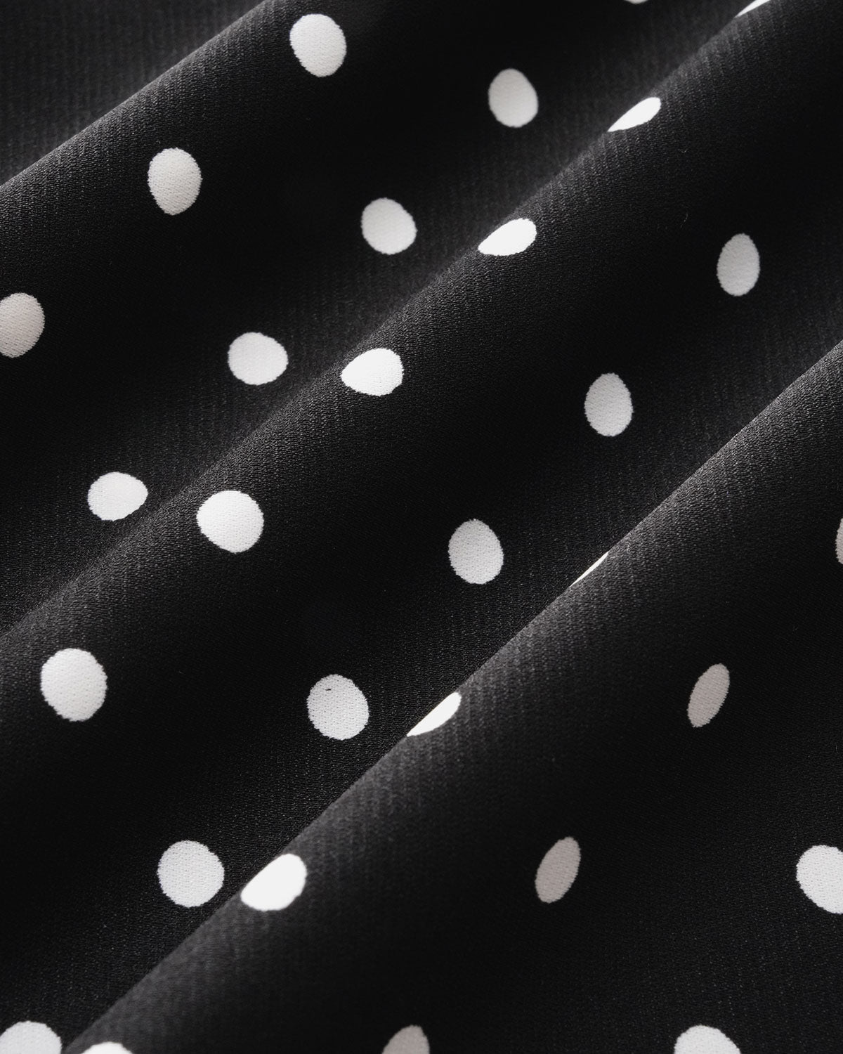 Black Polka Dot Cowl Neck Slip Maxi Dress | Rihoas