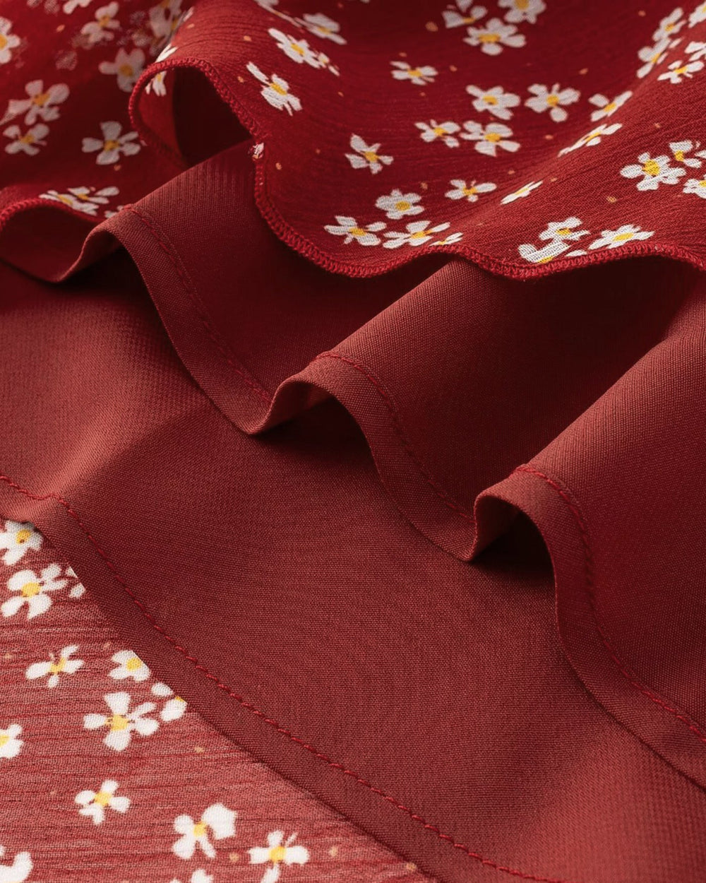 Red Floral Slip Maxi Dress | Rihoas