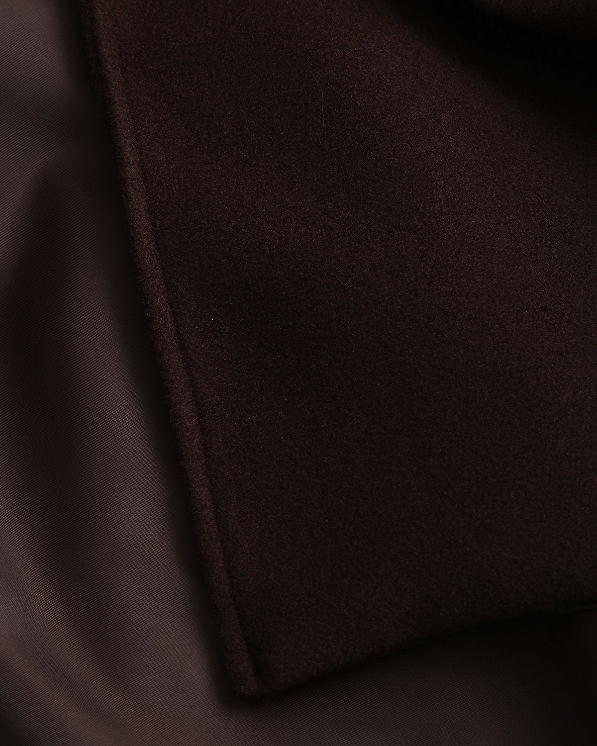 Coffee Belted Shawl Coat | Rihoas