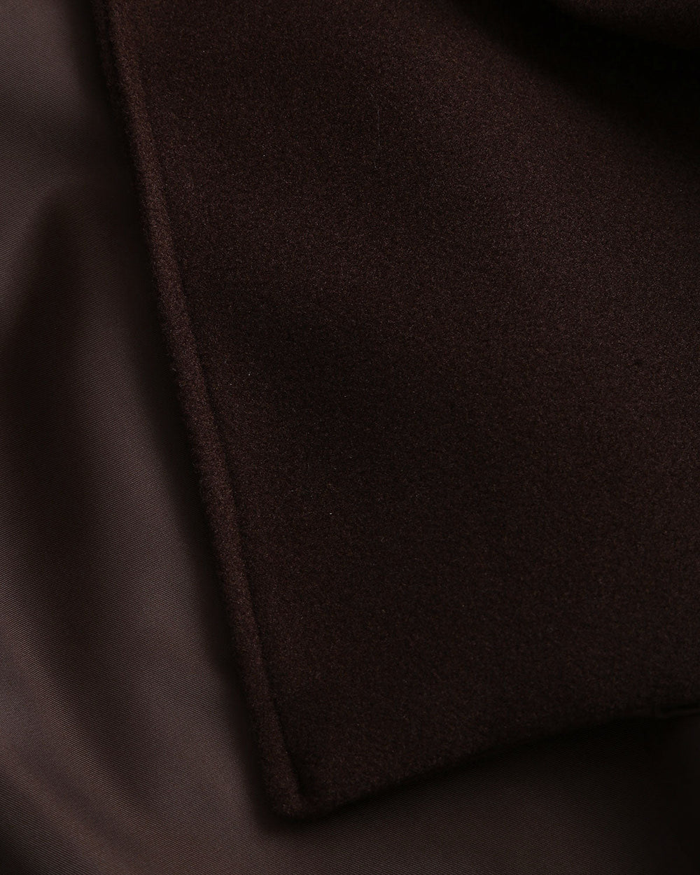 Coffee Belted Shawl Coat | Rihoas