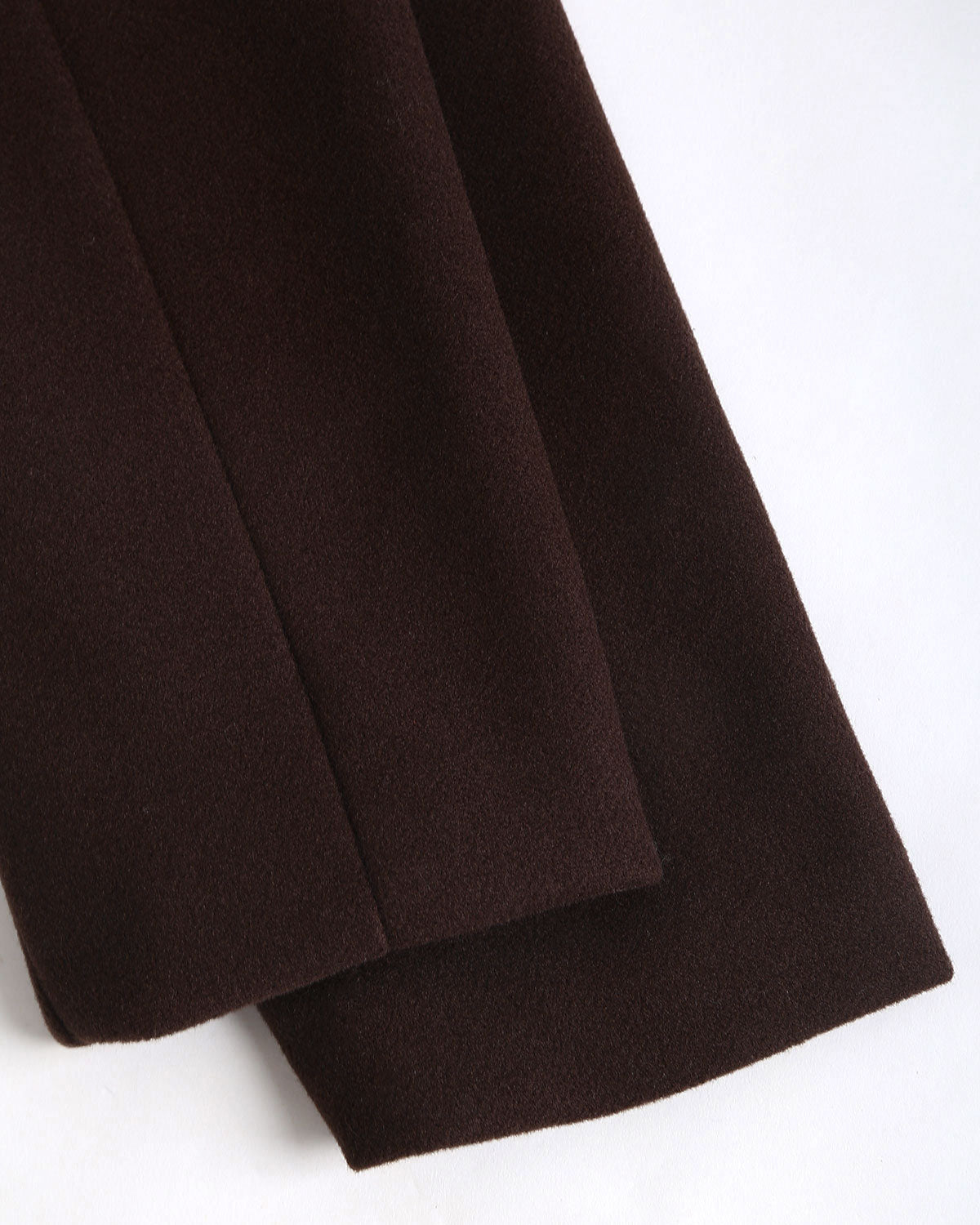 Coffee Belted Shawl Coat | Rihoas