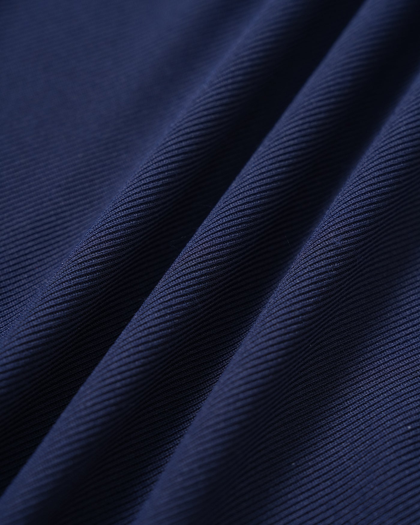 Navy Mock Neck Ruched Mini Dress | Rihoas