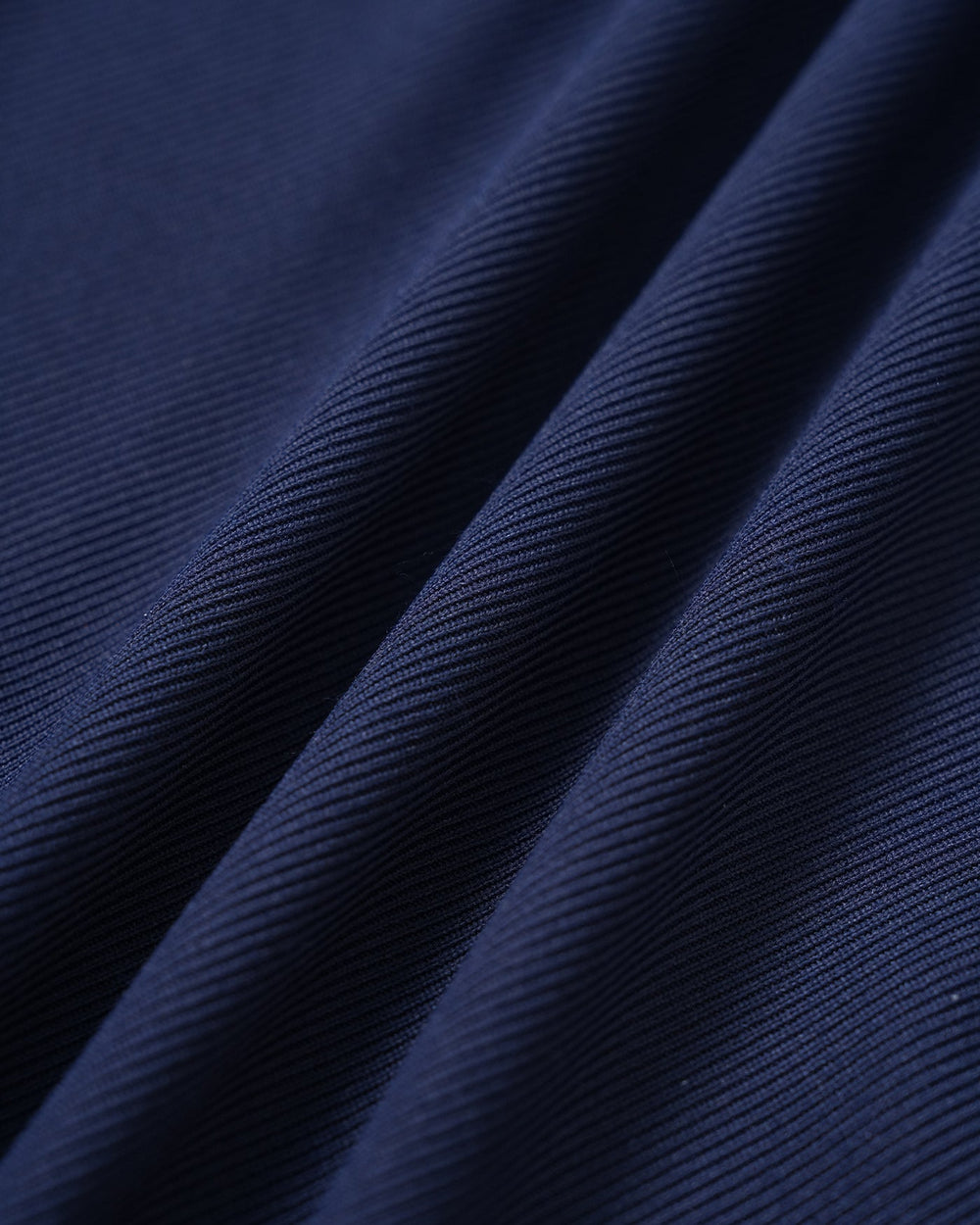 Navy Mock Neck Ruched Mini Dress | Rihoas