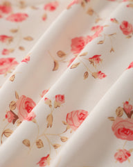 Pink Floral Cropped Cami Top | Rihoas