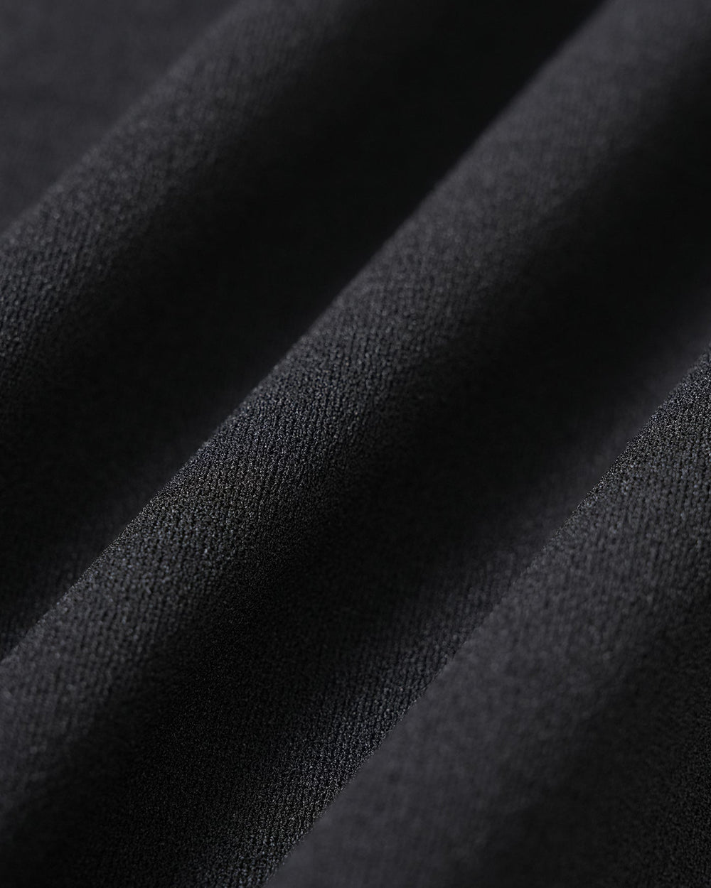 Black Solid Zipper Slip Midi Dress | Rihoas